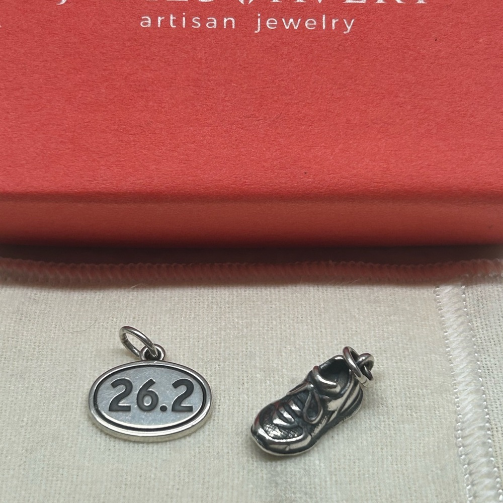 James Avery Silver 26.2 Charm Set